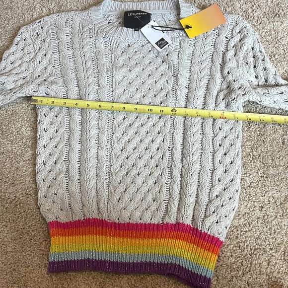 NWT Le superbe silver lining sinbad sweater - Picture 15 of 16
